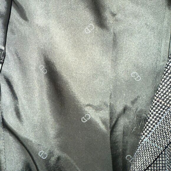 Chrisian Dior Monsieur Pure Wool Plaid Blazer - Black/White/Blue/Red 41S - Picture 7 of 9